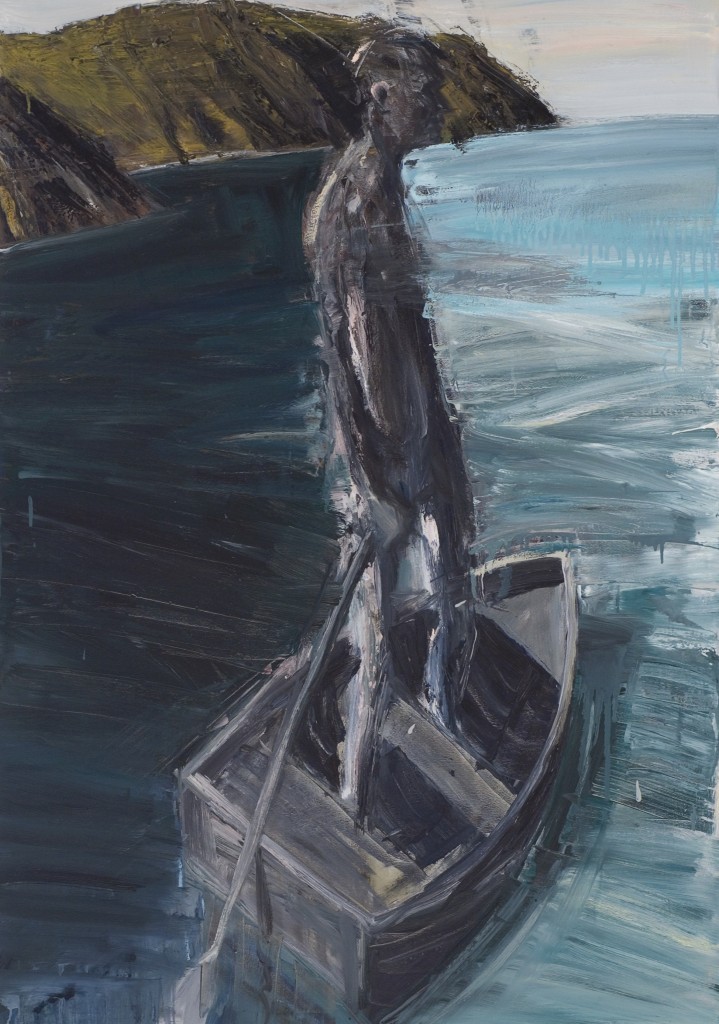Boatman 2, 2005. Oil on canvas, 120 x 84 cm